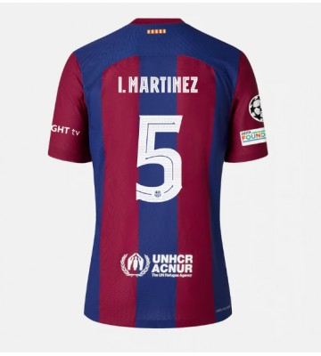 Barcelona Inigo Martinez #5 Hemmatröja 2023-24 Kortärmad